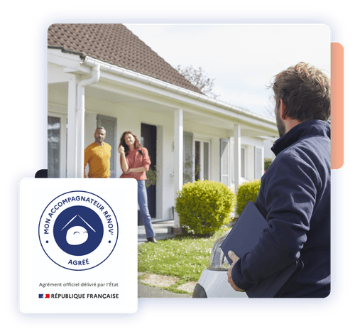 Accompagnateur Rénov' en visite chez un particulier