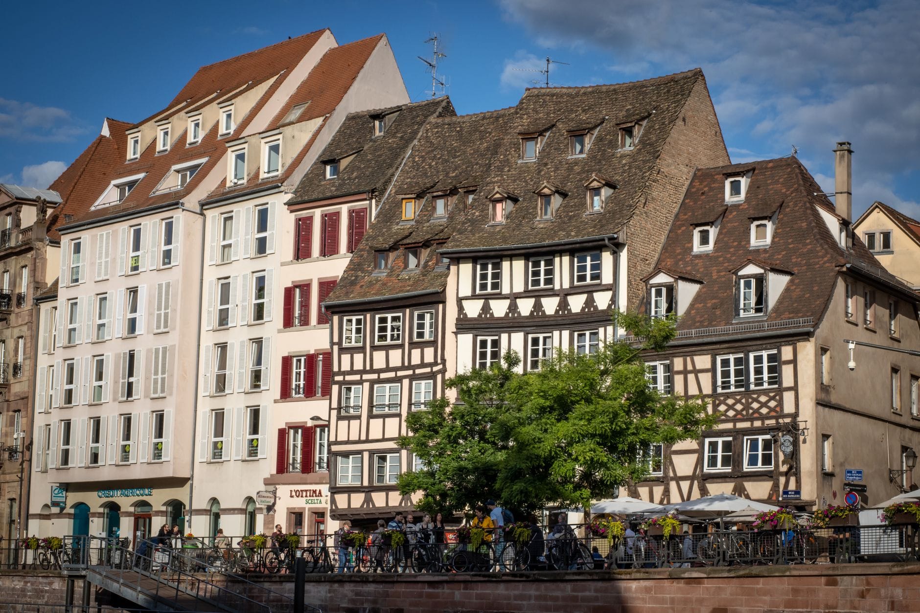 Maisons traditionnelles à pans de bois du centre ancien de Strasbourg