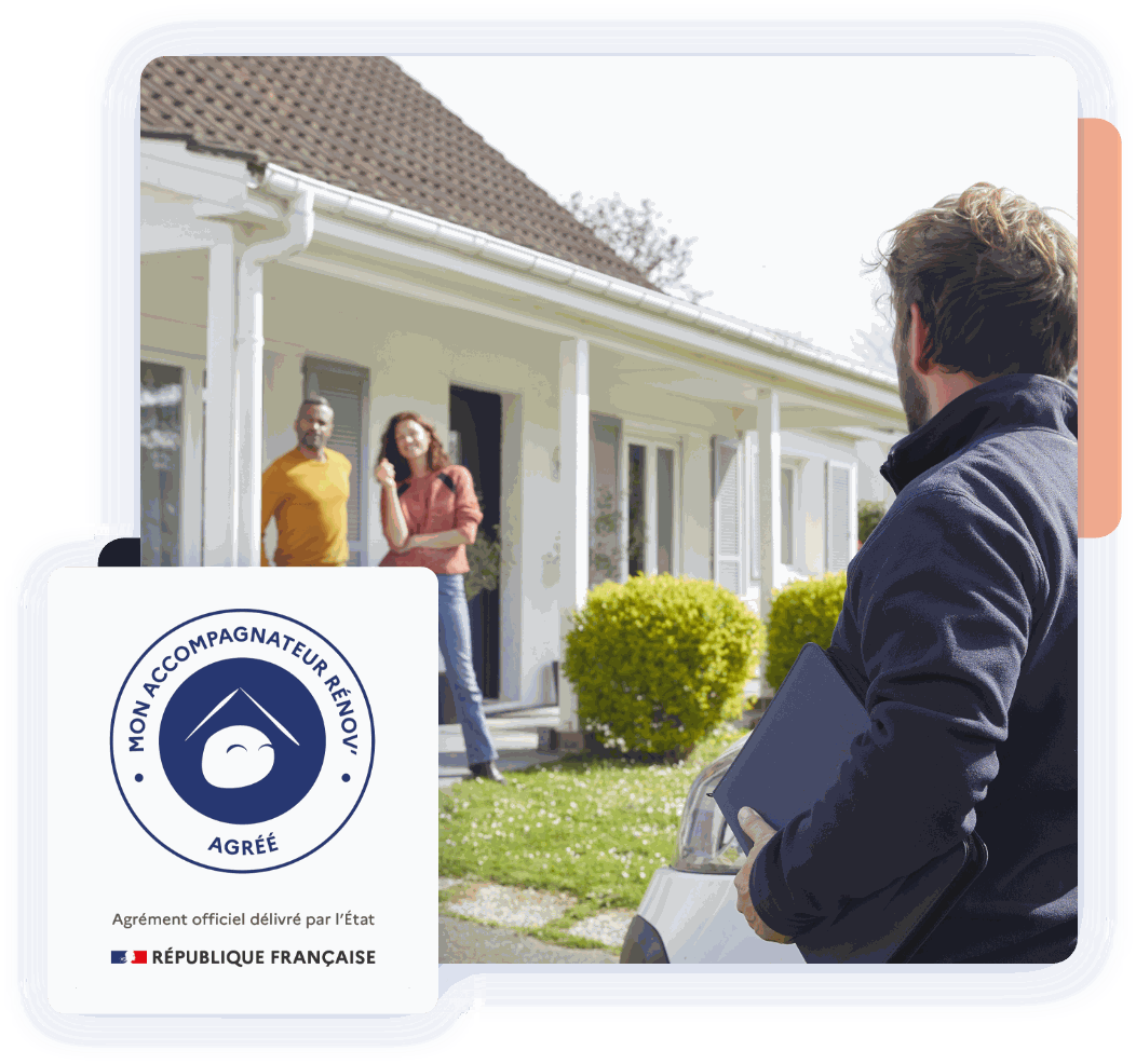 Accompagnateur Rénov' lors d'une visite de logement